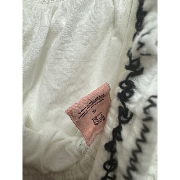 Scotch & Soda Ruffled Cotton-Blend Skirt White Size Small - Picture 6 of 6